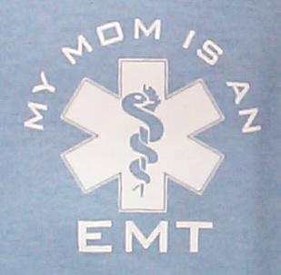 My Mom is an EMT (blue)- front